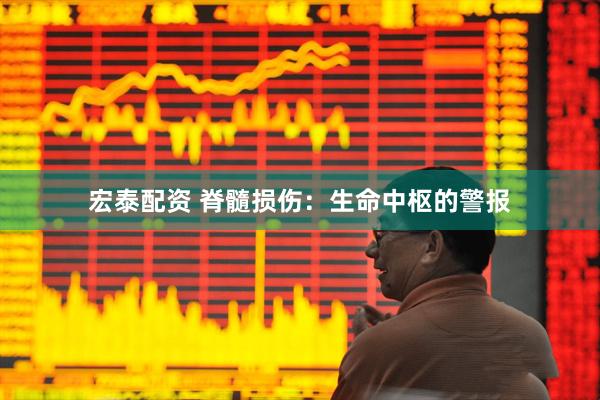 宏泰配资 脊髓损伤：生命中枢的警报